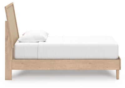 Ashley Cielden Two-tone Twin Panel Bed