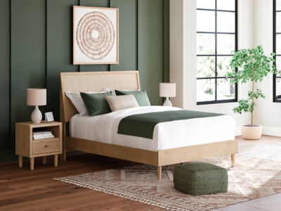 Ashley Cielden Two-tone Queen Panel Bed