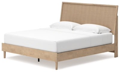 Ashley Cielden Two-tone King Panel Bed