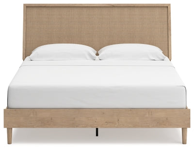 Ashley Cielden Two-tone King Panel Bed