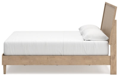 Ashley Cielden Two-tone King Panel Bed
