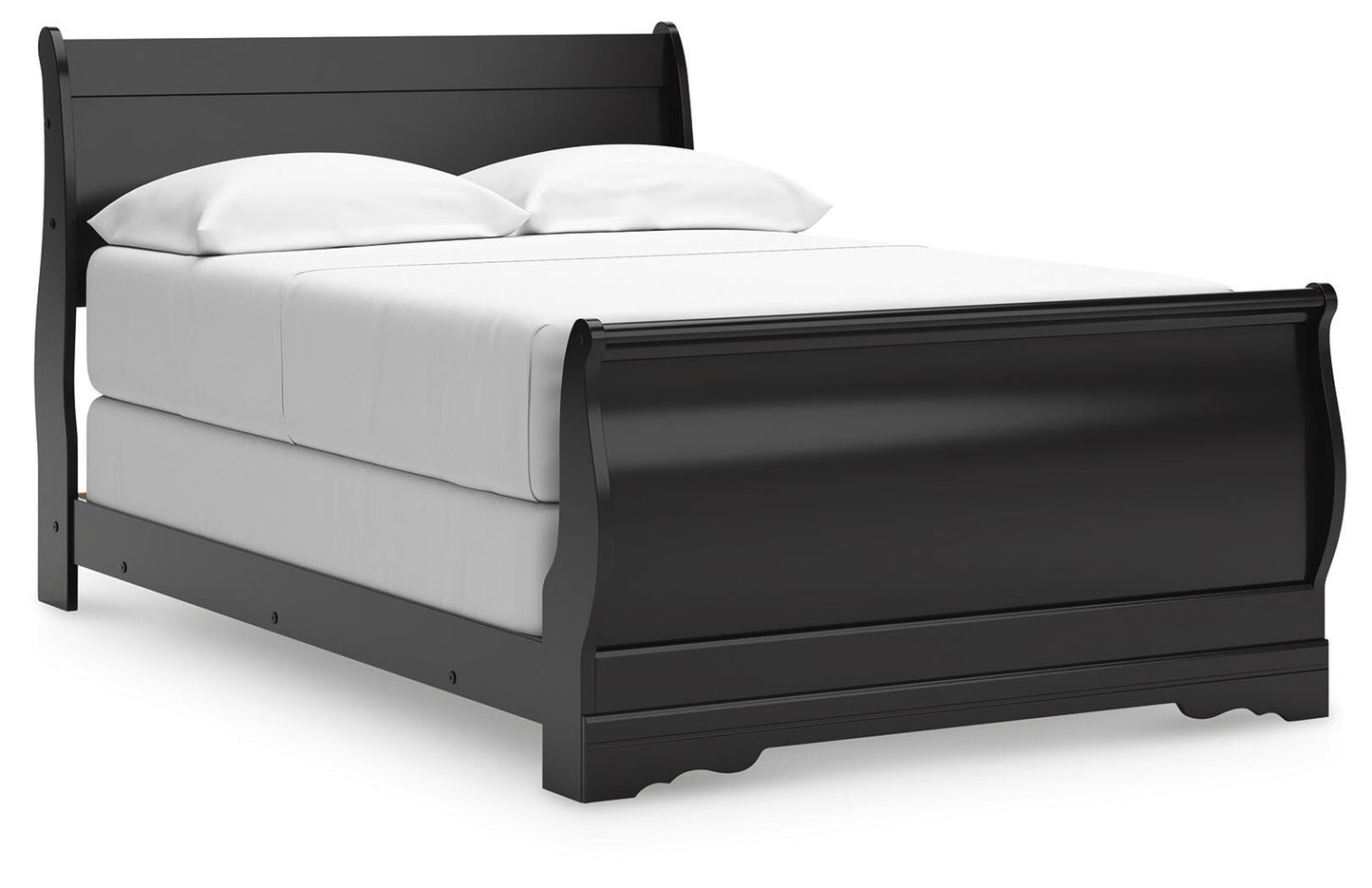 Ashley Huey Vineyard Black Full Sleigh Bed