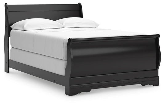 Ashley Huey Vineyard Black Full Sleigh Bed