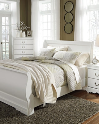 Ashley Anarasia White Queen Sleigh Headboard