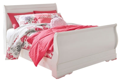 Ashley Anarasia White Full Sleigh Bed