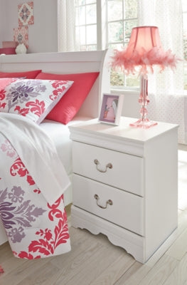 Ashley Anarasia White Nightstand