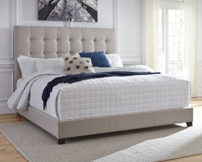 Ashley Dolante Beige Queen Upholstered Bed