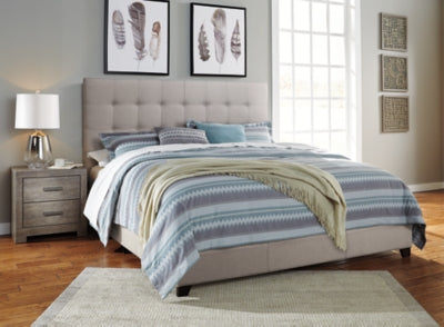 Ashley Dolante Beige Queen Upholstered Bed
