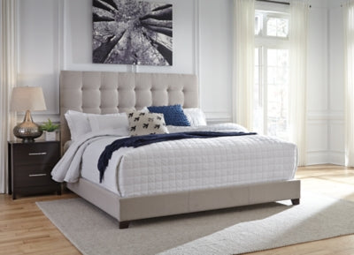 Ashley Dolante Beige Queen Upholstered Bed