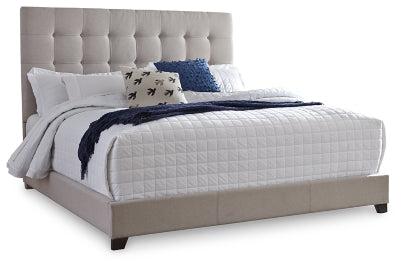 Ashley Dolante Beige Queen Upholstered Bed