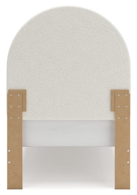 Ashley Wistenpine Blush Twin Upholstered Panel Bed