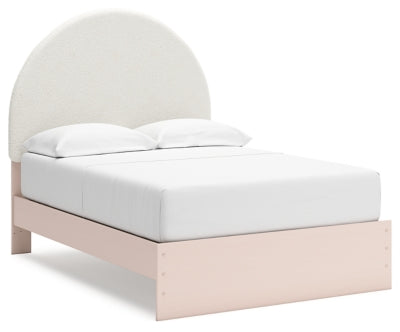 Ashley Wistenpine Blush Full Upholstered Panel Bed