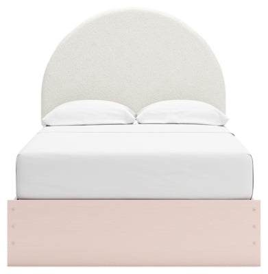 Ashley Wistenpine Blush Full Upholstered Panel Bed