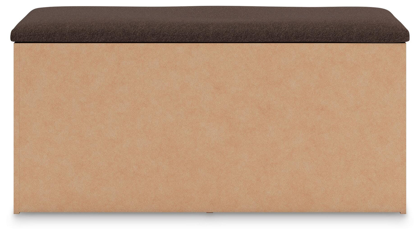 Ashley Hollymount Tan Brown Bedroom Storage Bench