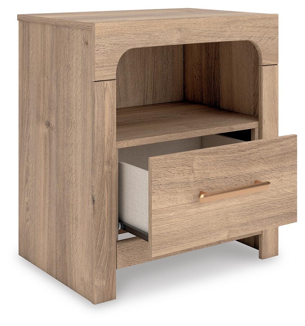 Ashley Hollymount Tan Nightstand