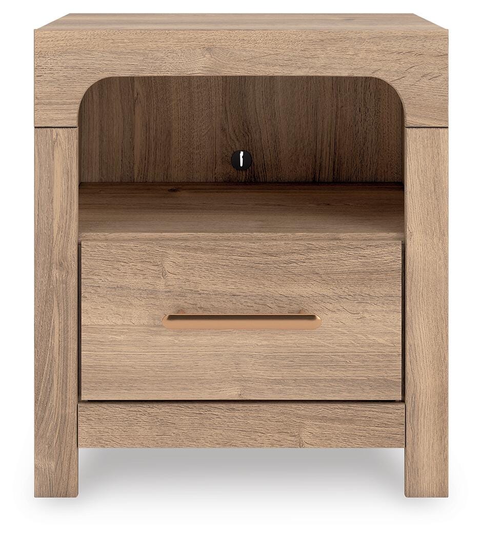 Ashley Hollymount Tan Nightstand