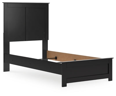Ashley Maribel Black Twin Panel Bed