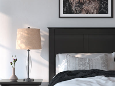 Ashley Maribel Black Twin Panel Bed