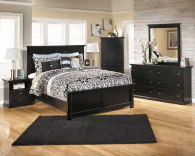 Ashley Maribel Black Nightstand