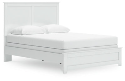 Ashley Bostwick Shoals White Queen Panel Bed