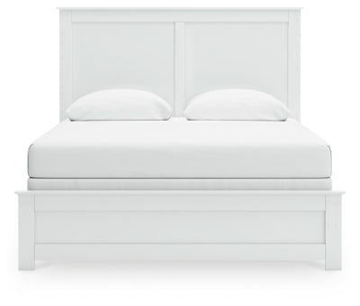 Ashley Bostwick Shoals White Queen Panel Bed