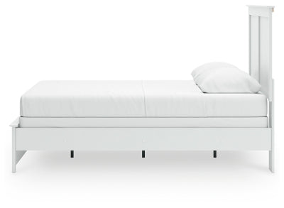 Ashley Bostwick Shoals White Queen Panel Bed