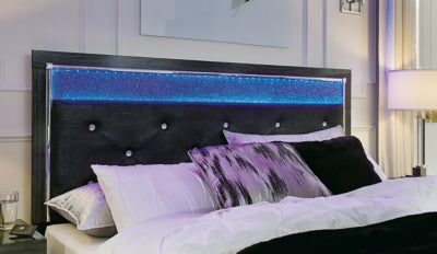 Ashley Kaydell Black Queen Upholstered Panel Headboard