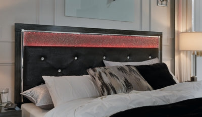 Ashley Kaydell Black Queen Upholstered Panel Headboard