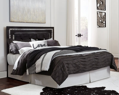 Ashley Kaydell Black Queen Upholstered Panel Headboard