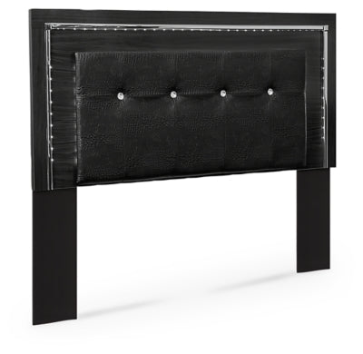 Ashley Kaydell Black Queen Upholstered Panel Headboard