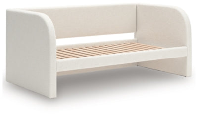 Ashley Shapella Tan White Twin Upholstered Day Bed