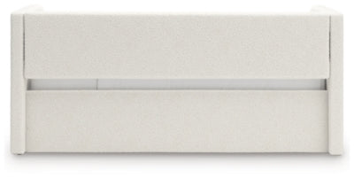 Ashley Shapella Tan White Twin Upholstered Day Bed