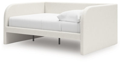 Ashley Shapella Tan White Full Upholstered Day Bed