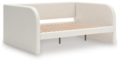 Ashley Shapella Tan White Full Upholstered Day Bed