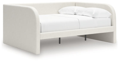 Ashley Shapella Tan White Full Upholstered Day Bed