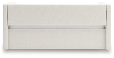 Ashley Shapella Tan White Full Upholstered Day Bed