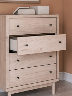 Ashley Shapella Tan Chest of Drawers
