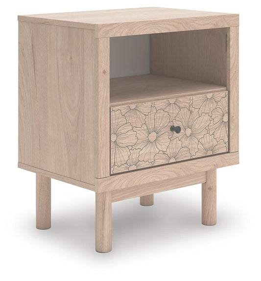 Ashley Shapella Tan Nightstand