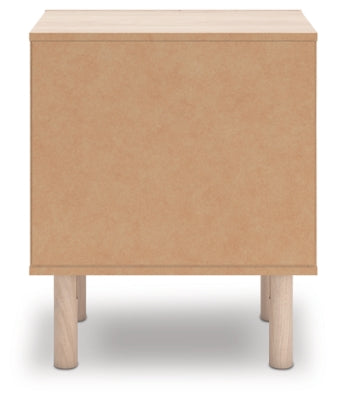 Ashley Shapella Tan Nightstand