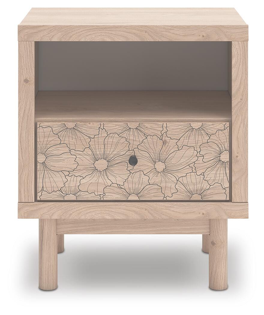 Ashley Shapella Tan Nightstand