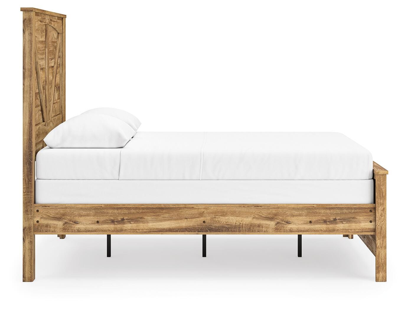 Ashley Branstony Brown Queen Crossbuck Panel Bed