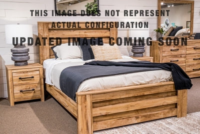 Ashley Branstony Brown Queen Panel Bed