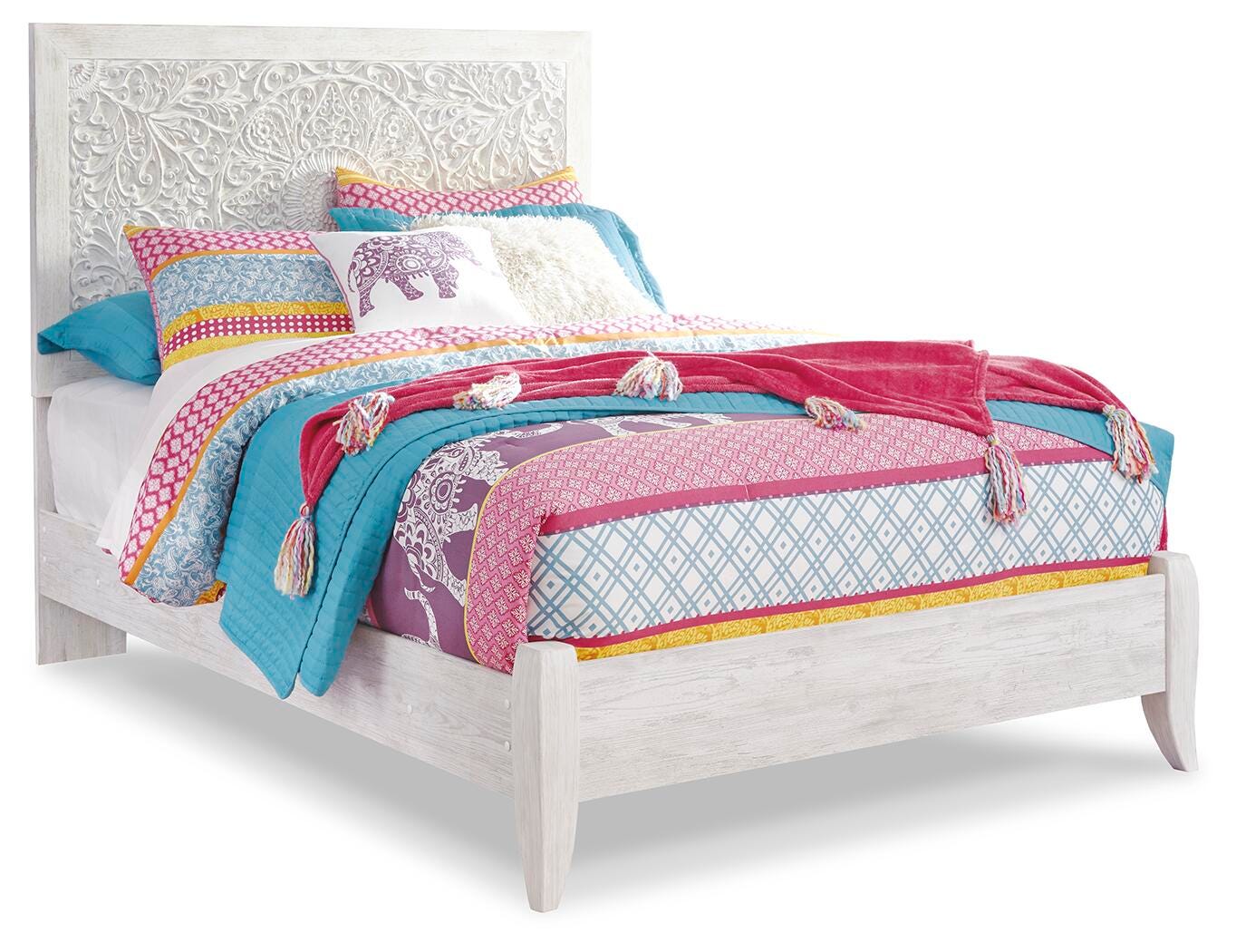 Ashley Paxberry Whitewash Full Panel Bed