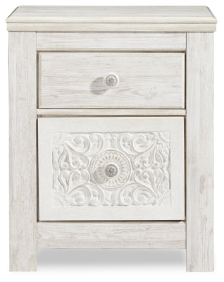 Ashley Paxberry Whitewash Nightstand