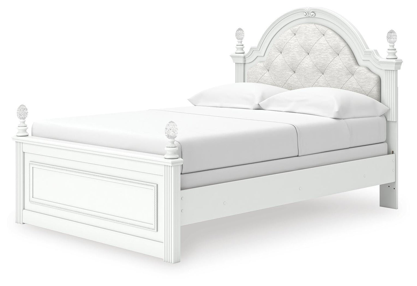 Ashley Maylilly White Full Upholstered Panel Bed
