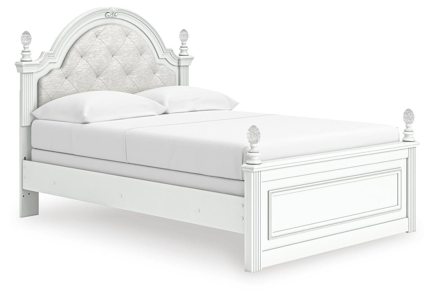 Ashley Maylilly White Full Upholstered Panel Bed