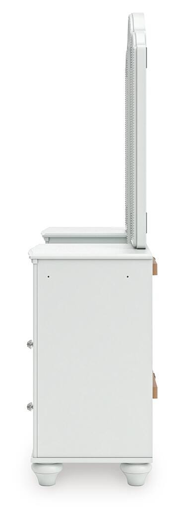 Ashley Maylilly White Vanity with Mirror