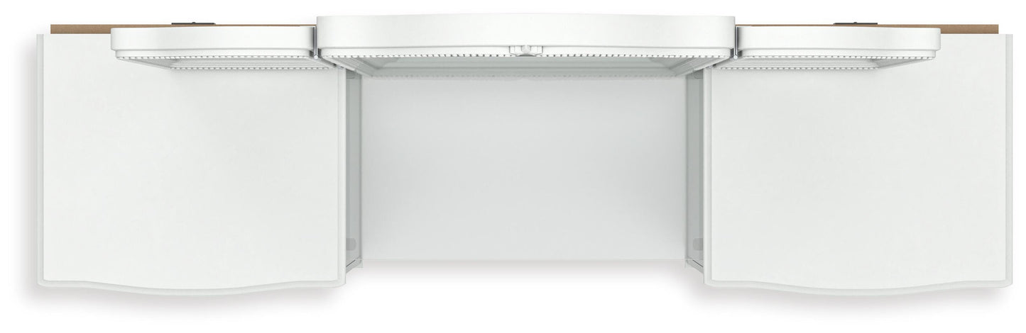 Ashley Maylilly White Vanity with Mirror