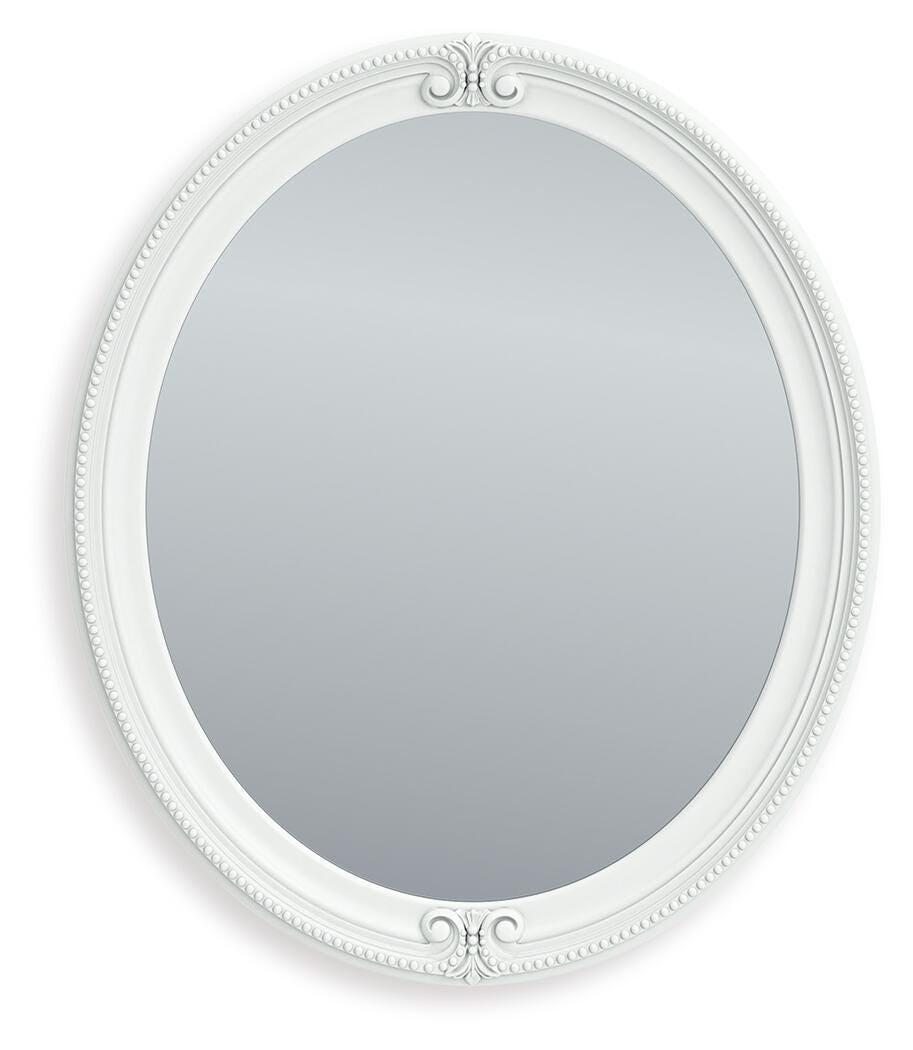 Ashley Maylilly White Bedroom Mirror