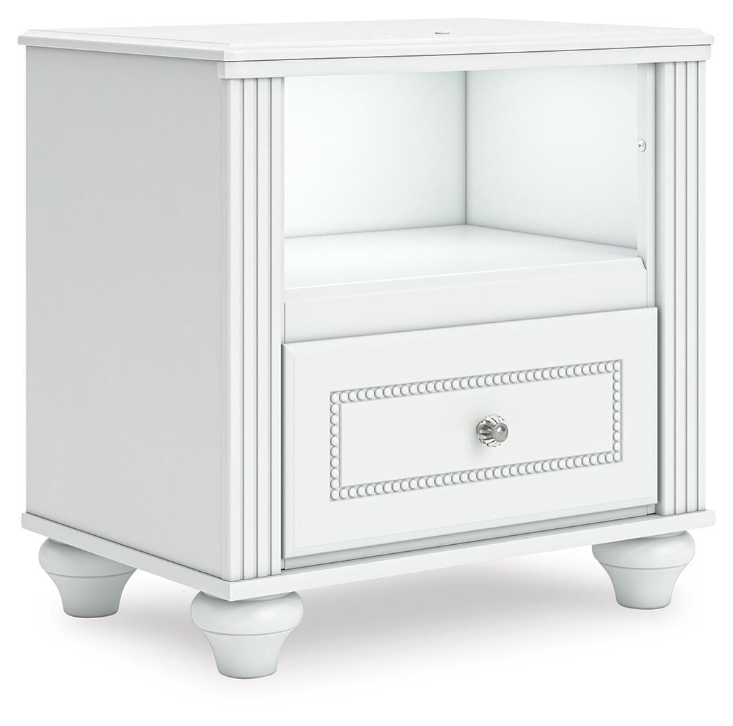 Ashley Maylilly White Nightstand